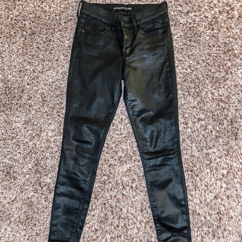 Express Ankle Mid Rise Jeans